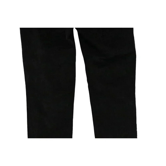 NWT Alison Sheri Corduroy Pants Small Pleated Straight Leg Academia Preppy Black - Picture 9 of 12